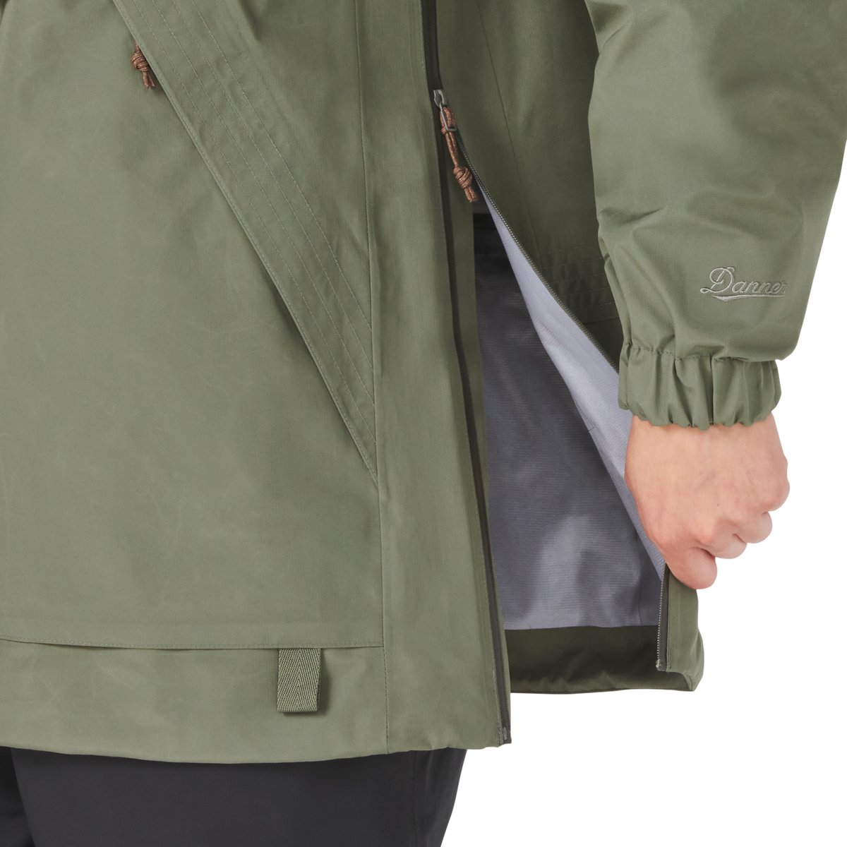 Cascade Crest Packable GTX Jacket Dusty Olive / Danner