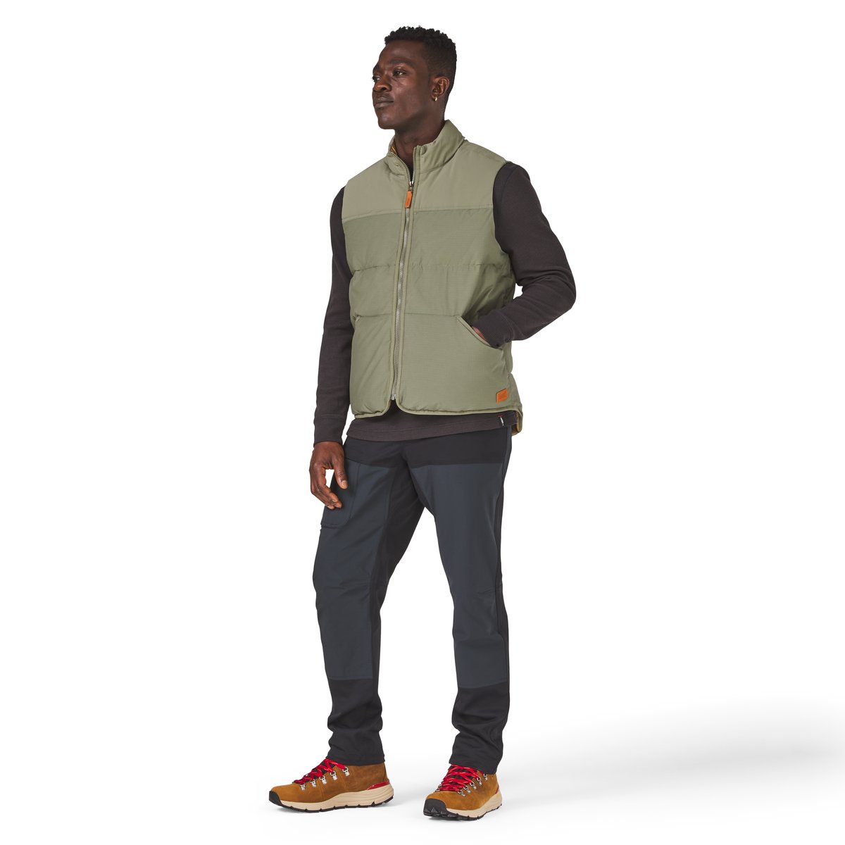 Zigzag Down Vest Dusty Olive / Danner