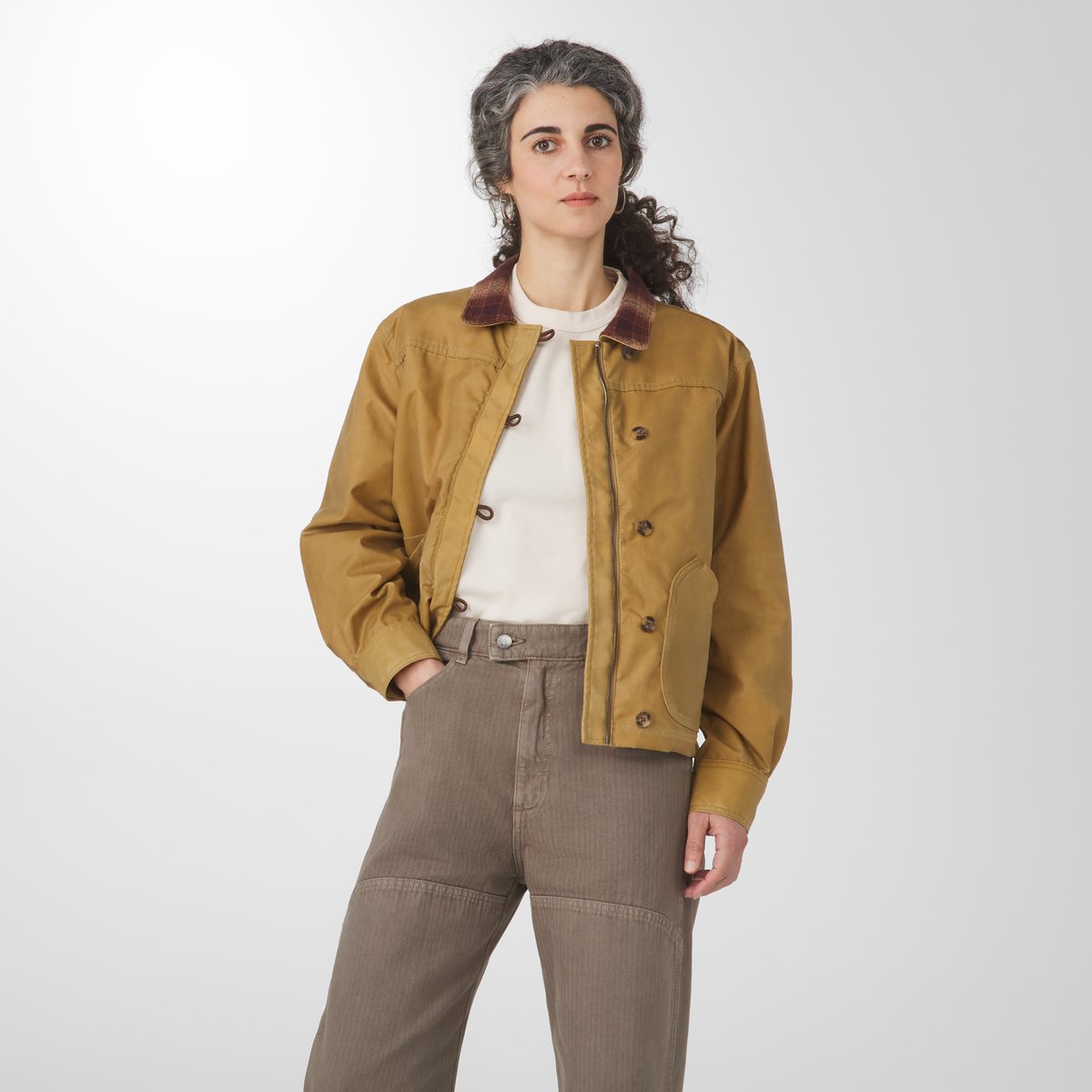 Maywood Waxed Canvas Jacket  Tan/Espresso / Danner