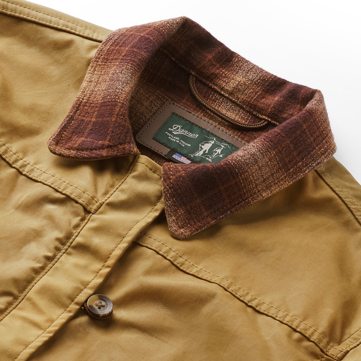 Maywood Waxed Canvas Jacket  Tan/Espresso / Danner