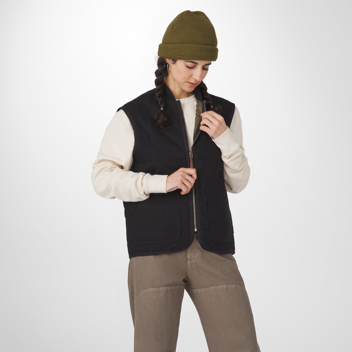 Oxbow Primaloft Vest  Black/Olive / Danner