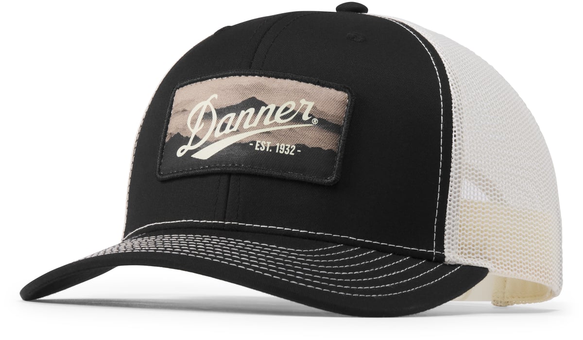 Cloud Cap Trucker Cap Black/Birch / Danner
