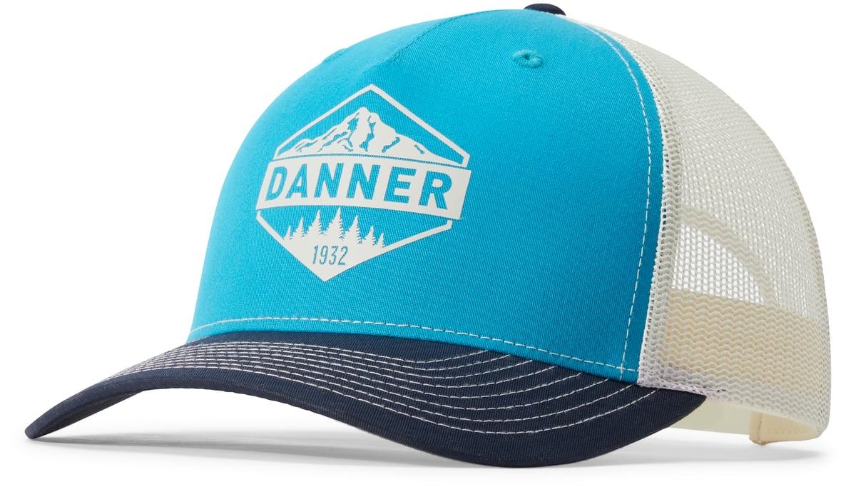 Evergreen Trucker Hat Blue Teal / Danner