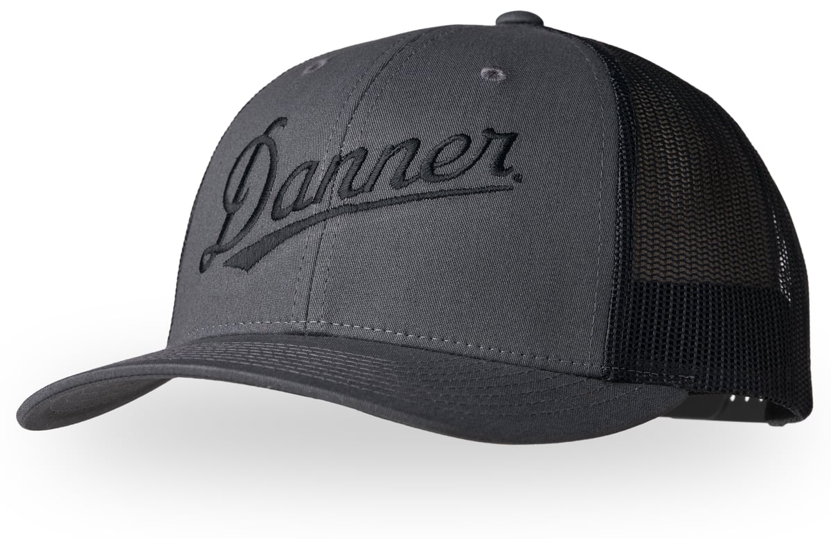 Embroidered Trucker Hat Charcoal/Black / Danner