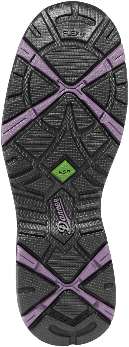 Women's Springfield Low 3" Gray/Purple ESD Composite Toe (NMT) / Danner