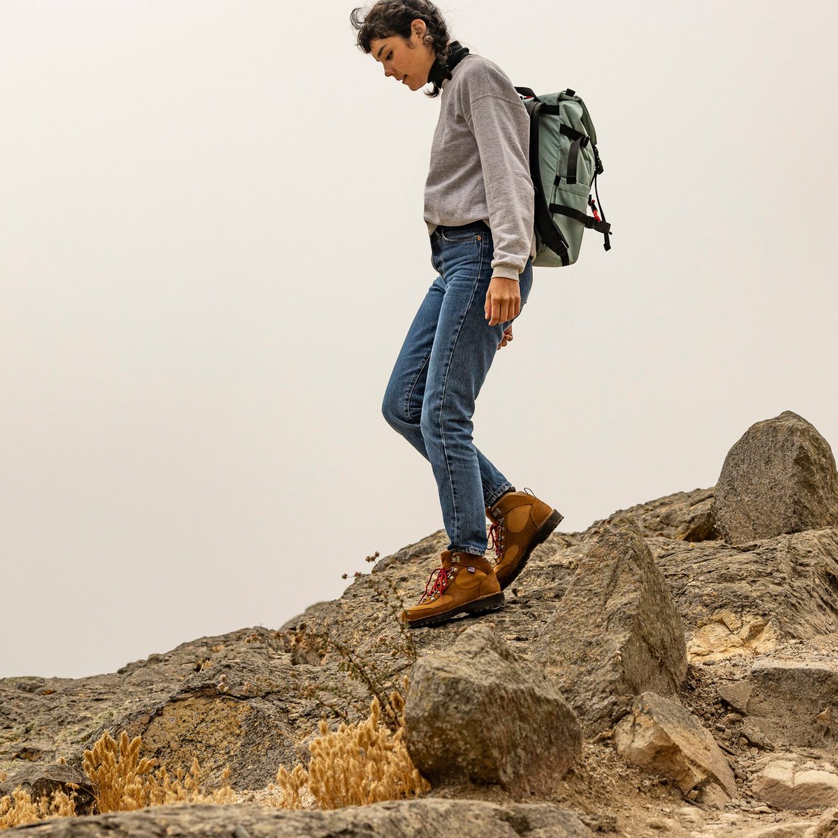 Cascade Crest Grizzly Brown/Rhodo Red / Danner