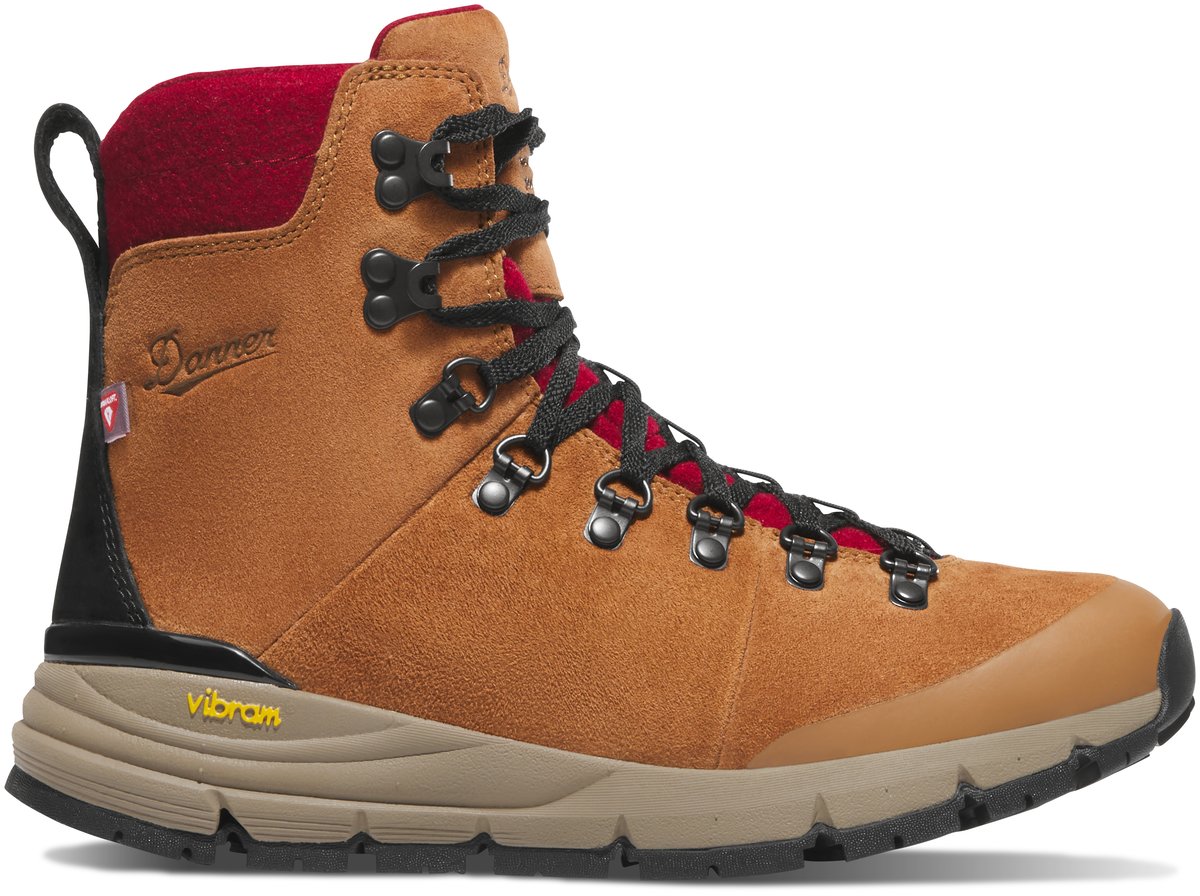 Arctic 600 Side-Zip Brown/Red Felt 200G / Danner
