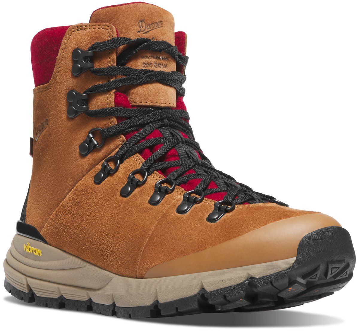 Arctic 600 Side-Zip Brown/Red Felt 200G / Danner