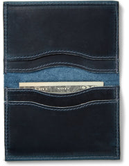 Leather Wallet 4.5" x 3.5" Navy / Danner