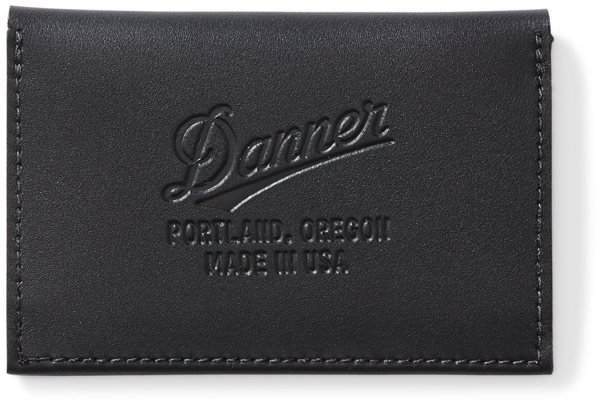Leather Wallet 4.5" x 3.5" Black / Danner