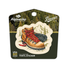 Alpinecho x Danner Sticker 2.7" x 3" Mountain Light / Danner